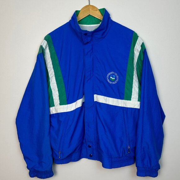 Vintage University of Fraser Valley Cascades Soccer Men's Jacket - Size Large - Picture 4 of 11